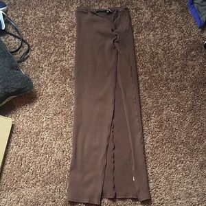Elegant Brown Maxi Skirt